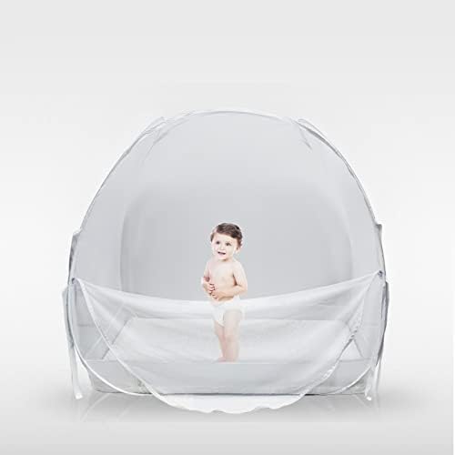 תינוק עריסה אוהל-לראות דרך רשת עריסה נטו-מוקפץ עריסה אוהל-עריסה אוהל כדי לשמור על תינוק מפני טיפוס