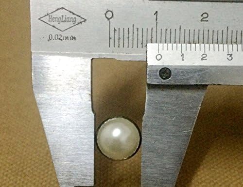 100set acrylic vhite pearl מסמרת כפתור Snavet Snap Watch Dome DP082