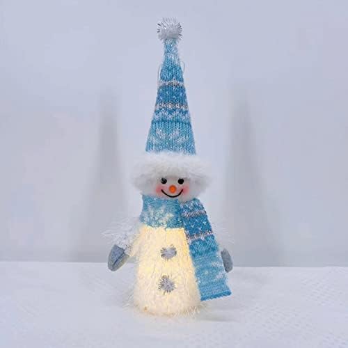 חרוזי גרלנד חג המולד מצוירים מצוירים איש שלג זוהר תלויה משפחת בית קישוט בית שלג איש עץ חג המולד