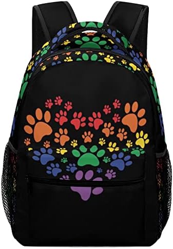 כלב כפת לב נסיעות תרמילי אופנה כתף תיק אור משקל רב כיס חבילת יום עבור בית ספר מחקר עבודת קניות