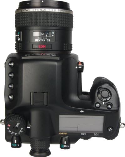 פנטקס 645 ד 40 מגה פיקסל מצלמה דיגיטלית בפורמט בינוני עם מסך 3 אינץ