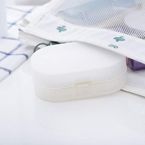 CABILOCK 4 יחידות/1 חבילה ספוגי פלסטיק קופסת סבון אטום אטום סבון מיכל סבון ניקוז סבון אמבטיה מחזיק סבון סבון