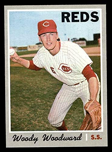 1970 Topps 296 Woody Woodward Cincinnati Reds NM/MT Reds
