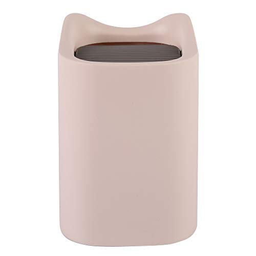 Sheebo Modern Mini Passslasket Slasket Can עם מכסה להבלים באמבטיה, שולחן עבודה, שולחן שולחן או שולחן קפה - השלם