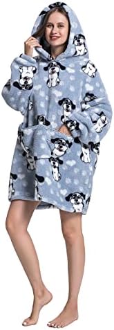 קפוצ'ו שמיכה של זאג'יו לביש סווטשירט עם ברדס גדול לנשים בנות בנות בנות