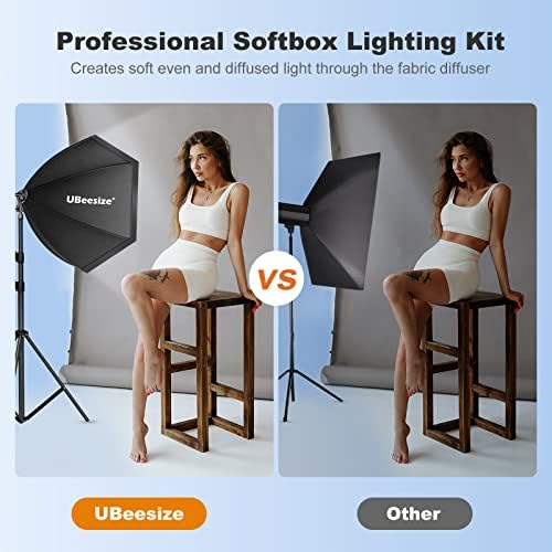 ערכת תאורה לצילום Softbox של Softbox, ערכת תאורה מקצועית של 30 x30 מקצועית עם 2 PC