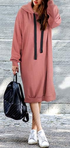 GGUHHU נשים מקסימות לנשים עם צמר ברד ברד מרופד שמלת קפוצ'ון ארוך