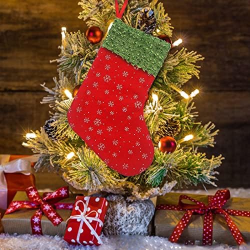 קישוט דבש ציפור חג המולד גרביים קטנות עץ חג המולד קישוטי תליון לחג המולד שקית מתנה צבועה ביד