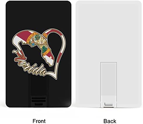 אהבה פלורידה - דגל של פלורידה כונן USB עיצוב כרטיסי אשראי USB כונן הבזק U Disk Drive 32G