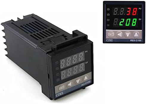 דיגיטלי 220V PID REX-C100 בקר טמפרטורה + מקסימום