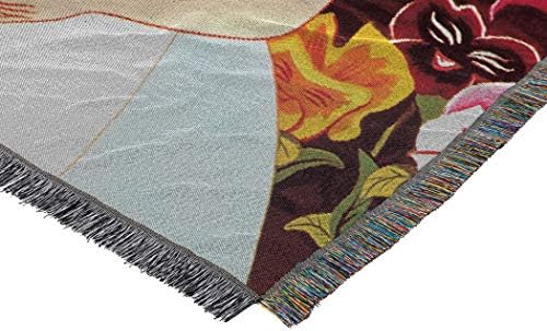דיסני אליס בארץ הפלאות, אליס בגינה שטיח שטיח ארוג זורק שמיכה, 48 x 60