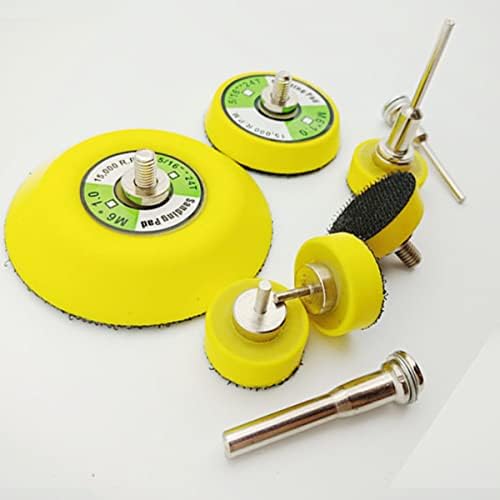 גלגלי חוצפה של דויטול 6 יחידות מטחנות לטחינה עם כלי מלטש לדיסק של כרית צלחת ערכת גלגל קידוח מקלות