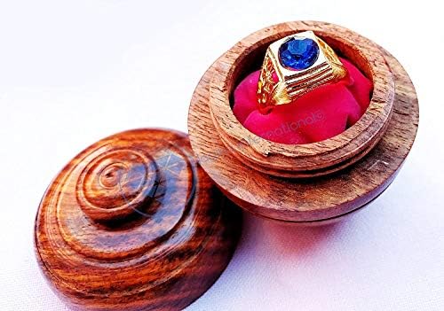 קופסת טבעת טבעת כד עץ בינלאומית נגינה