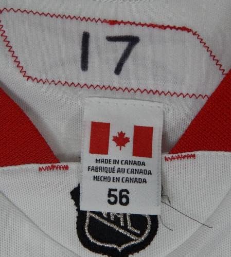 משחק הוריקנים של קרולינה הונפק ג'רזי תרגול אדום 58 DP24916 - משחק משומש גופיות NHL