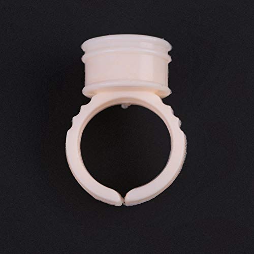 Yuyte 3 סוגים 100 יח 'טבעת דיו טבעת סיליקון וחצי קבוע, עבור מחזיק פיגמנט