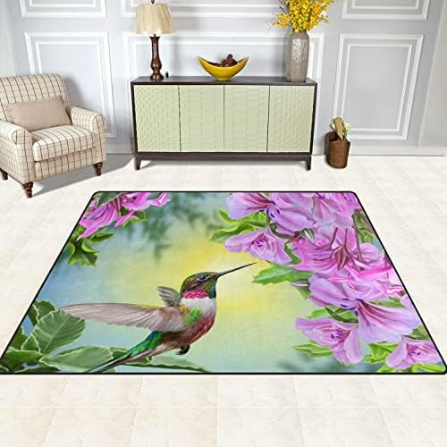 פרחי Baxiej Hummingbird פרחי שטיחים שטיחים גדולים של שטיחי פליימט שטיח לילדים לחדר חדר שינה