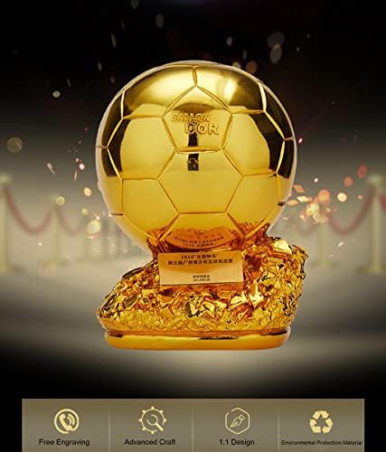 גביע הכדורגל Meresysid Ball Golden Ball Best Player Progeel Football גביע למזכרות, מתנות, אוספים,