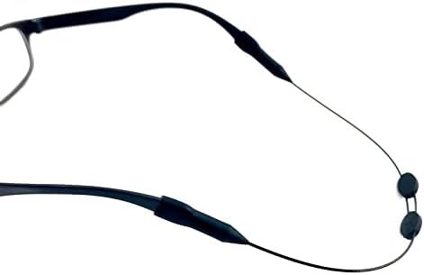 AQRICHFOX 2 PCS רצועת משקפיים מתכווננת, שומר משקפיים, רצועת משקפי ראייה עם וו-4 משקעים לגברים, נשים,