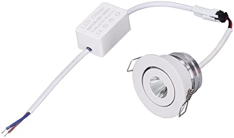 LED LED אור שקוע, אור שקוע AC 85-265V מיני 5W אלומיניום לבן לחדר אמבטיה