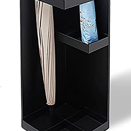 עמדת מטריית Nuebar, מתלה מחזיק מטרייה לעיצוב כניסה למשרד הביתי עם מגש טפטוף, מתכת מודרנית עיצוב