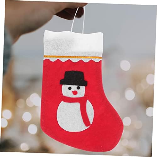 צעצועים 24 יחידות חג המולד גרב גודי תיק גרביים מיניאטוריים מיני תלויים מגרש חג המולד דגל באנר חג