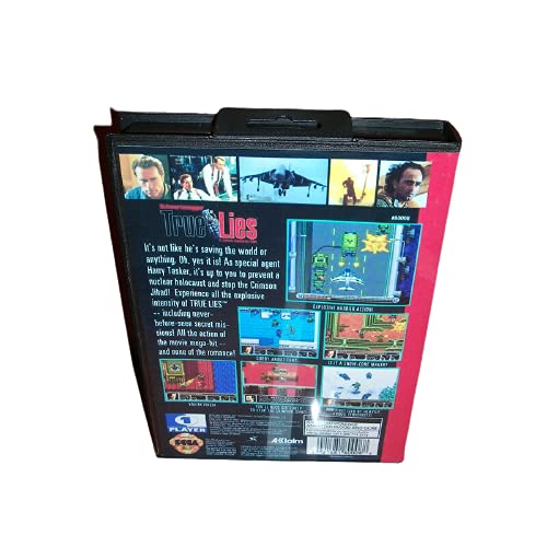 Aditi True שוכב לנו כיסוי עם קופסה ומדריך עבור Sega Megadrive Genesis Console Game Console 16 bit MD