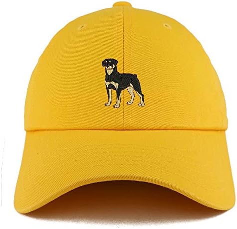 חנות הלבשה אופנתית רוטווילר כלב רקומה פרופיל נמוך כובע אבא רך כובע