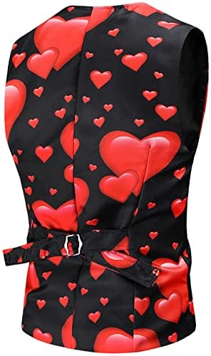 חליפת יום האהבה של 2 גברים בלייזר, חליפת שמלה ללא שרוולים לגברים מתאימים לחליפות מכנסיים של מכנסיים מכנסיים