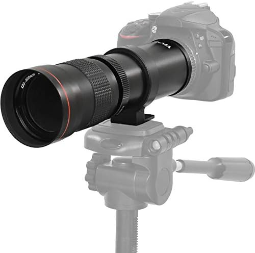 Vivitar 420-800mm f/8.3 עדשת זום טלפוטו עם 2x טלקונטר + מונופוד + 3 ערכת פילטר עבור Nikon Z מצלמות נטולות
