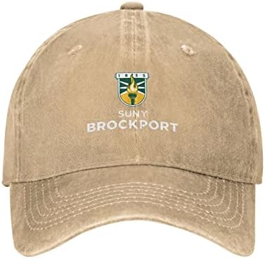 סאני מכללת ברוקפורט קלאסי קאובוי כובע מתכוונן בייסבול כובע יוניסקס מזדמן ספורט כובע