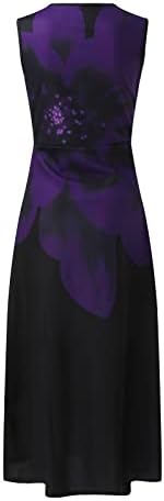 חולצה מזדמן שמלות לנשים נשים של גלישת צוואר בגד גוף מיני שמלת פאף ארוך שרוול משובץ סימטרי מקסי