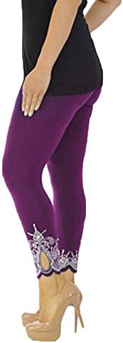 נשים יוגה מכנסיים התלקחות בטן יוגה פילאטיס מכנסיים הדפסת אימון ריצה בקרת ריצה שלל עבור יוגה הרזיה