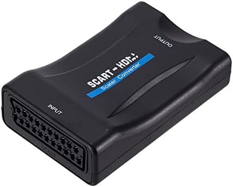 N/A Scart 1080p ל- HDMI Video Video Audio Audio Converter מתאם עבור DVD של טלוויזיה HD עבור Sky Box STB Plug ו-