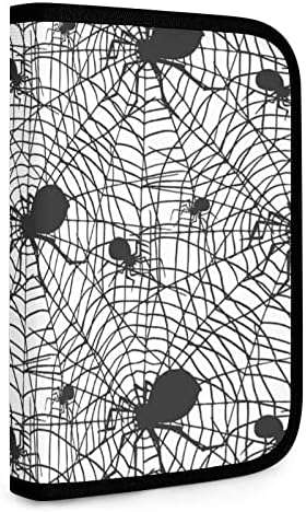 עכביש עכביש עכבישים מפחידים דו-קופלים דו-קיפול מארגן כיס כיס רב-פונקציונלי בדים מתקפל שקית כלים ניידת רוכסן