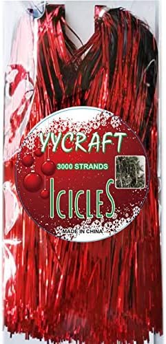 Iycraft Icicles Tinsel 3000 Strand, סגול