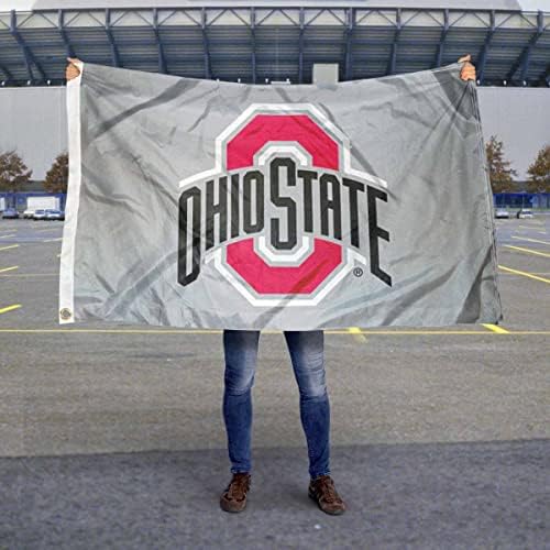 אוניברסיטת OSU של מדינת אוהיו דגל קולג 'אפור גדול