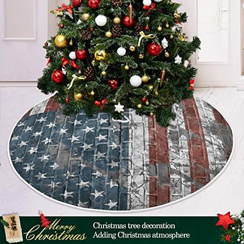חצאית עץ חג המולד של Oarencol Americen Wall