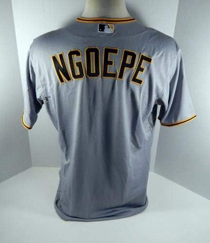 2015 פיטסבורג פיראטס מתנה ngoepe משחק הונחה ג'רזי גריי פיט 33148 - משחק משומש גופיות MLB