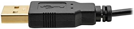 Tripp Lite 4K HDMI לממיר Video Displayport עם כוח USB, זכר לנשים, 4KX2K @ 30Hz HDMI ל- DP, 6 אינץ