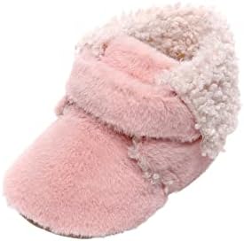 גודל 8 פעוט מגפי ילדה קטיפה תינוקות מגפיים ראשונים רכים בנים שלג כותנה כותנה נעלי נעלי נעליים לתינוקות