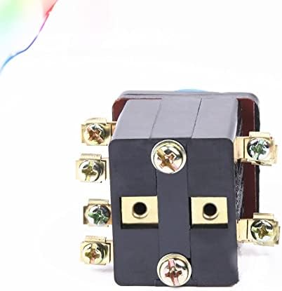 כפתור מתג סיבוב חשמלי 380V כפתור 25 ממ 2 מיקום/3 מתג כפתור בורר מיקום אדום/ירוק LA18-22X2 LA18-22X3-