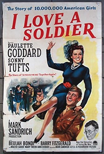 אני אוהב חייל פוסטר סרט מקורי של גיליון אחד מקופל פולט גודארד סוני טופטס בבימויו של מארק סנדריץ '