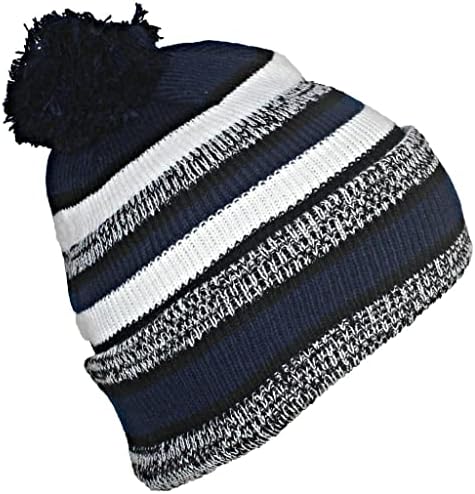 כובעי החורף הטובים ביותר פסים איכותיים מגוונים מכוסה באוורר עם פום גדול