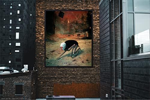 Bosz Zdzislaw Beksiński - רבייה של ציורו של Zdzislaw Beksiński על Canvas AE73