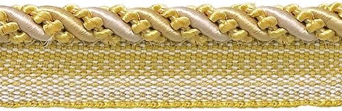 חבילת ערך 10 חצר של זהב עתיק בינוני 4/16 אינץ 'אימפריאל II סגנון כבל שפתיים 0416I2PK צבע: זהב כפרי - 4975