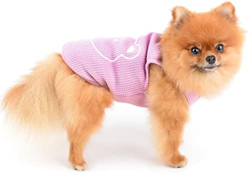 חולצת טריקו של כלב קטן בתשלום טלאים מצוירים וופל סך הכל אביב אביב סוודר קיץ בגדי גור ללא שרוולים