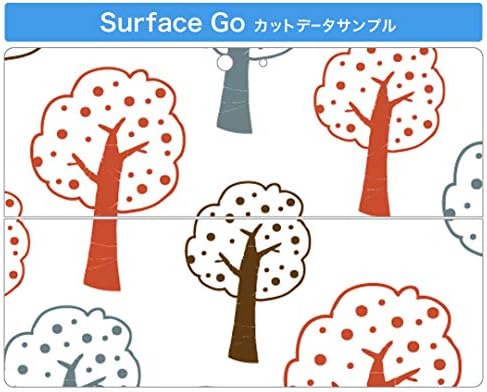 כיסוי מדבקות Igsticker עבור Microsoft Surface Go/Go 2 אולטרה דק מגן מדבקת גוף עורות 000692 פרח עץ