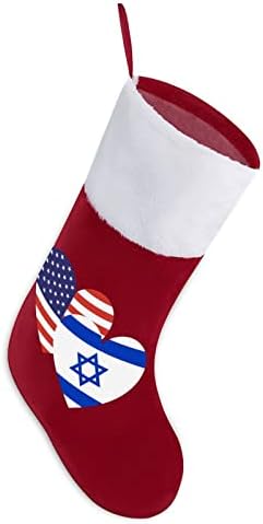 דגל לב אמריקאי ישראל גרבי חג המולד גרבי חג המולד פאוץ