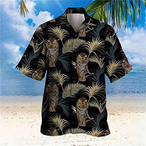 BMISEGM חולצות שמלת גברים בקיץ לקיץ לתיירות קיץ חוף מגמה אופנה פנאי תלת מימד שרוול ארוך.