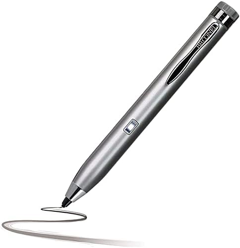 Navitech Silver Point Point Digital Active Stylus Pen - תואם לסמארטפון Moto G22